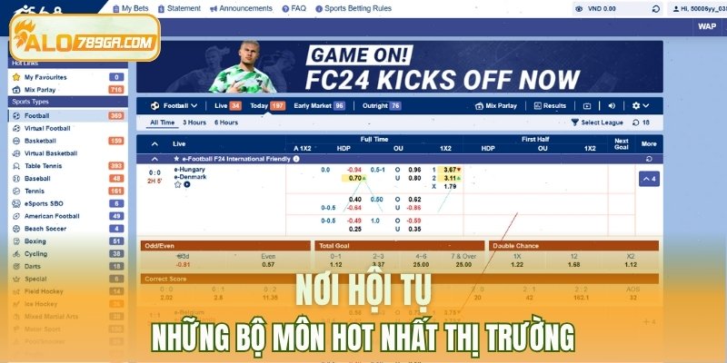 Nơi hội tụ những bộ môn hot nhất thị trường